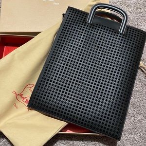 CL Trictrac large portfolio handbag - pristine condition!!
